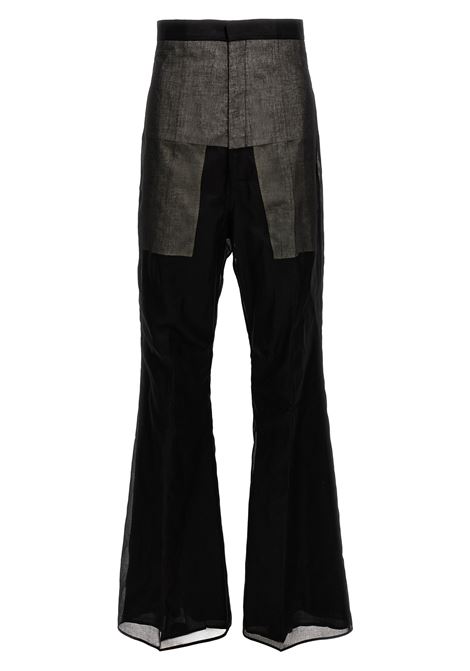 Black Dirt Bolan high-waist trousers - unisex RICK OWENS | RR01D3300ORNC09